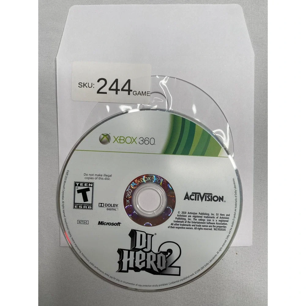 DJ Hero 2 Microsoft Xbox 360